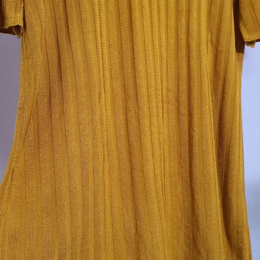 [BUNJANG] COS Ribbed Knit Top / 코스cos 립텍스쳐 골지 반팔니트