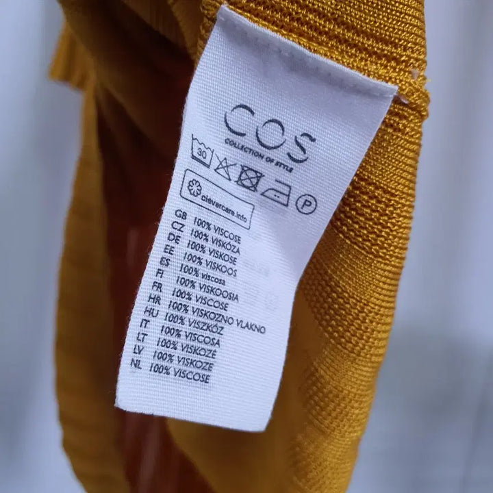 [BUNJANG] COS Ribbed Knit Top / 코스cos 립텍스쳐 골지 반팔니트