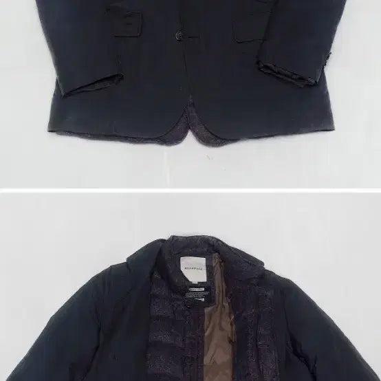 [BUNJANG] Bean Pole Pigment Washing Detachable Goose Down Two-in-One Jacket / 빈폴 피그먼트워싱 디테처블 구스다운 투인원 자켓 (100+)