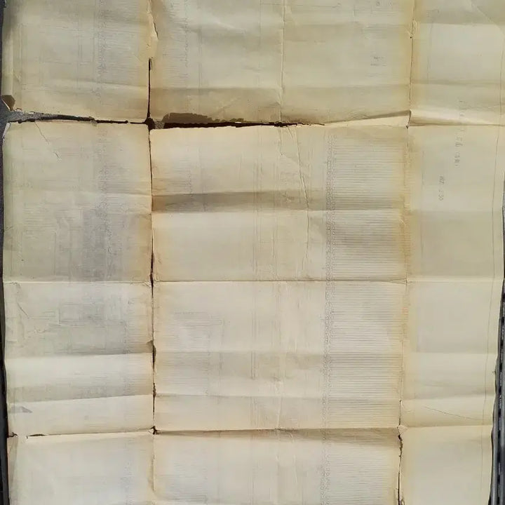 [BUNJANG] Old Geunjeongjeon Architectural Blueprint / 오래된 건축 도면 청사진  근정전