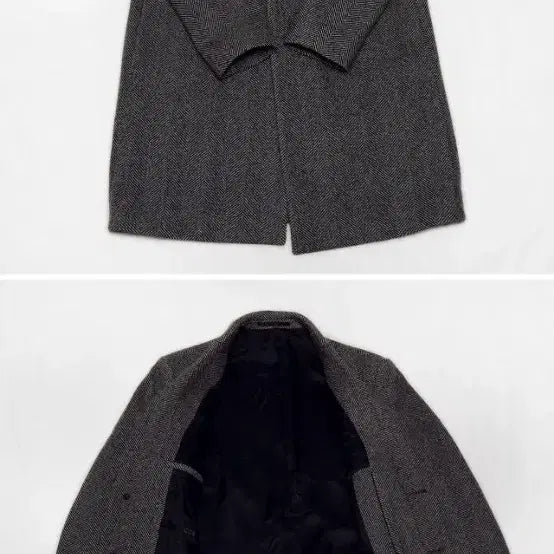 [BUNJANG] COS Wool Herringbone Single Balmacaan Coat (Size 48) / 코스 (COS) 울헤링본 싱글 발마칸 코트 (48 / 95-100)