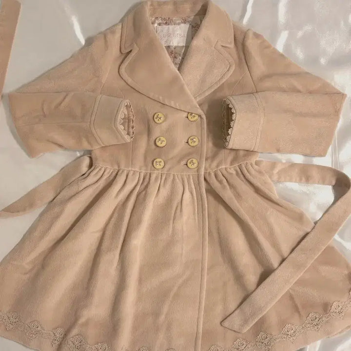 [BUNJANG] Liz Lisa Pink Lace Coat / 리즈리사 코트 핑크 레이스 히메갸루 로리타 라떼갸루 양산형