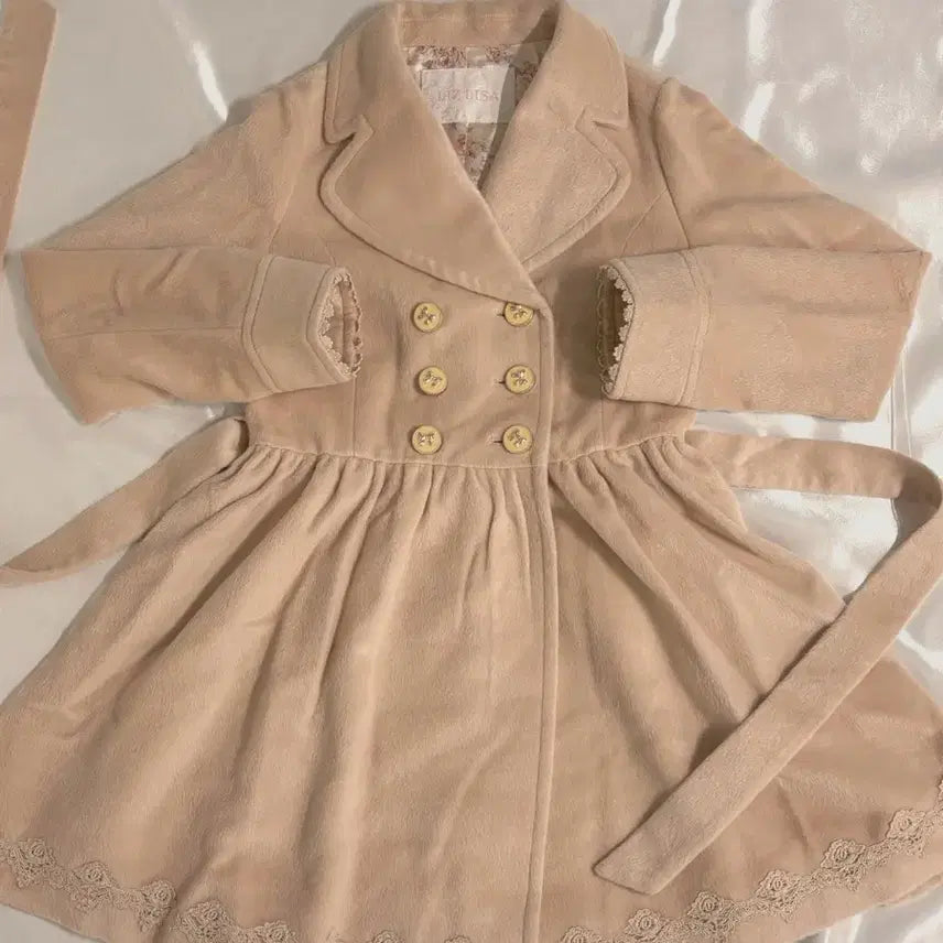 [BUNJANG] Liz Lisa Pink Lace Coat / 리즈리사 코트 핑크 레이스 히메갸루 로리타 라떼갸루 양산형