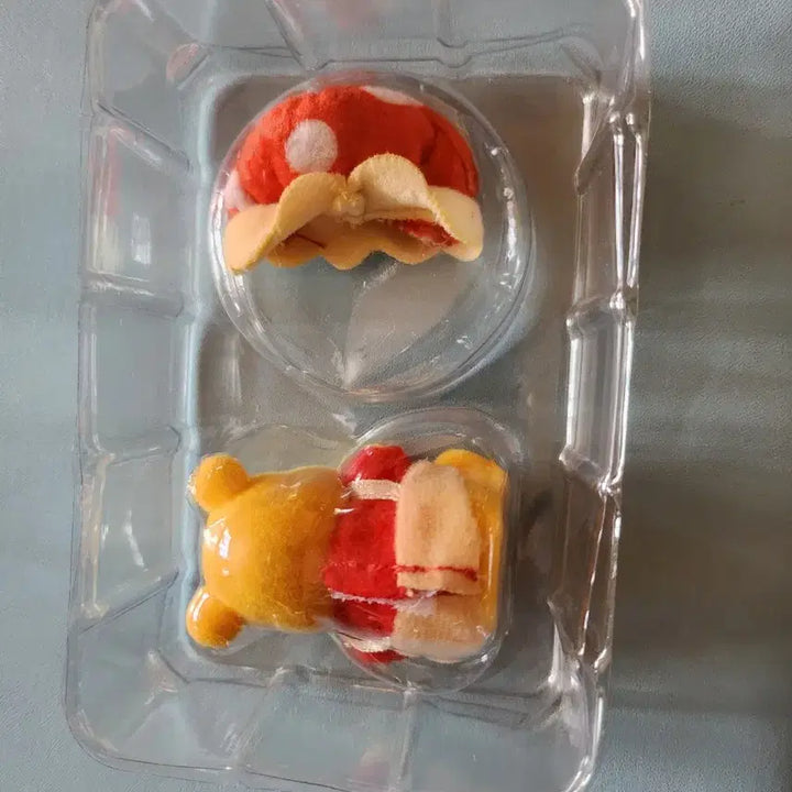 [BUNJANG] Miniso Touching Garden Pooh Flocked Figure / 미니소 터칭가든 푸 플로키 피규어