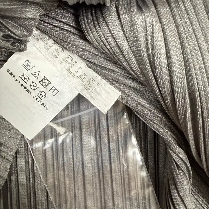 [BUNJANG] Pleats Please Gray Shirt / 플리츠플리즈 셔츠 그레이 3사이즈