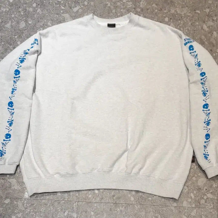 [BUNJANG] Steel Wheels Bon Sweatshirt Ash Gray (L) / 스틸휠즈 본 스웻셔츠 에쉬그레이 (L)