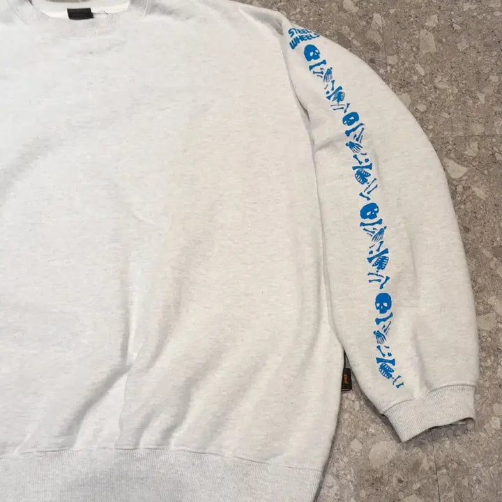 [BUNJANG] Steel Wheels Bon Sweatshirt Ash Gray (L) / 스틸휠즈 본 스웻셔츠 에쉬그레이 (L)