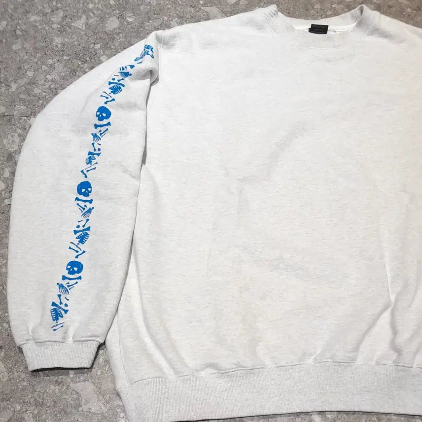 [BUNJANG] Steel Wheels Bon Sweatshirt Ash Gray (L) / 스틸휠즈 본 스웻셔츠 에쉬그레이 (L)