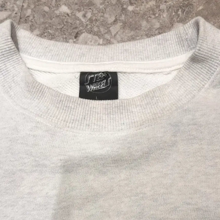 [BUNJANG] Steel Wheels Bon Sweatshirt Ash Gray (L) / 스틸휠즈 본 스웻셔츠 에쉬그레이 (L)