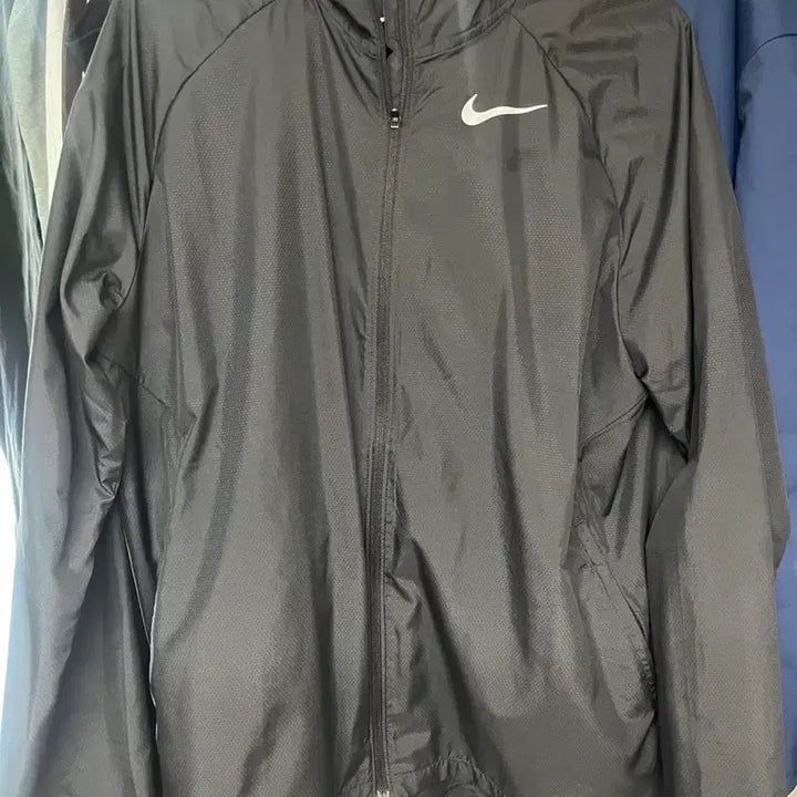 [BUNJANG] Nike Black Windbreaker Jacket / 나이키 블랙 바람막이 자켓 러닝용