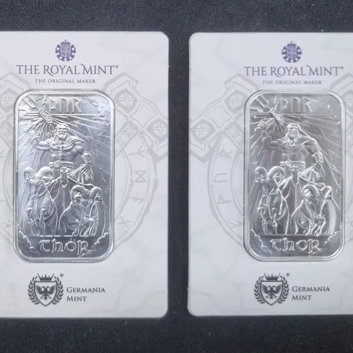 [BUNJANG] Royal Mint Thor 1 oz Silver Coin Bundle Set / 로얄민트 토르 1온스 은화 실버 2개 일괄