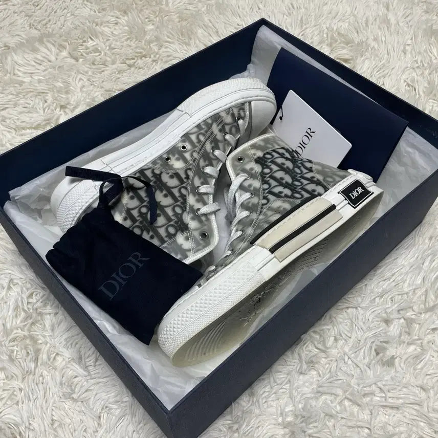 [BUNJANG] Dior B23 Oblique High Sneakers / [정품 42] 다올 B23 오블리크 하이 스니커즈
