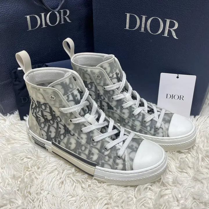 [BUNJANG] Dior B23 Oblique High Sneakers / [정품 42] 다올 B23 오블리크 하이 스니커즈