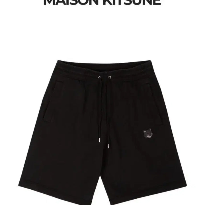 [BUNJANG] Maison Kitsune Fox Patch Shorts - Black / 메종키츠네 폭스 반바지 블랙