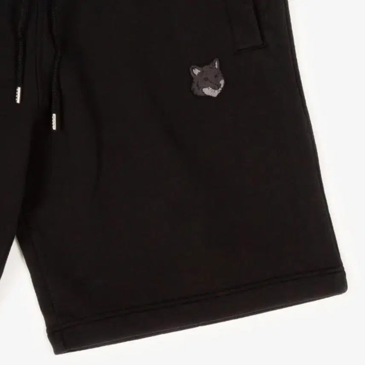 [BUNJANG] Maison Kitsune Fox Patch Shorts - Black / 메종키츠네 폭스 반바지 블랙