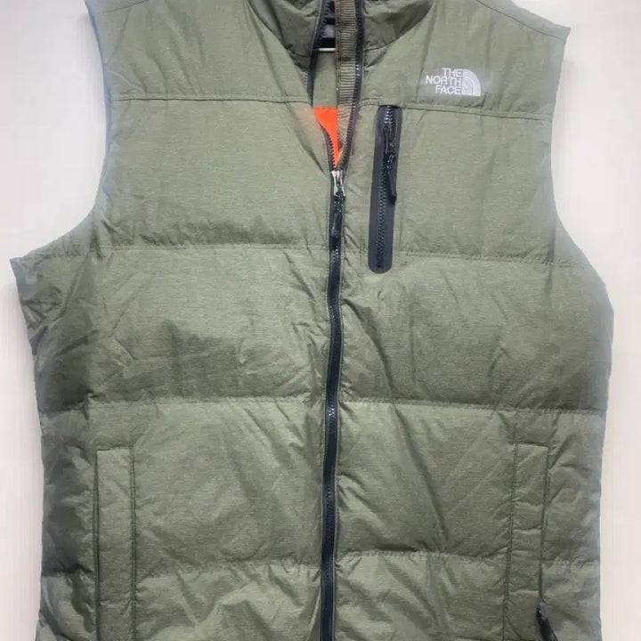 [BUNJANG] The North Face Padded Vest Olive / 노스페이스 패딩 조끼 카키 올리브색상