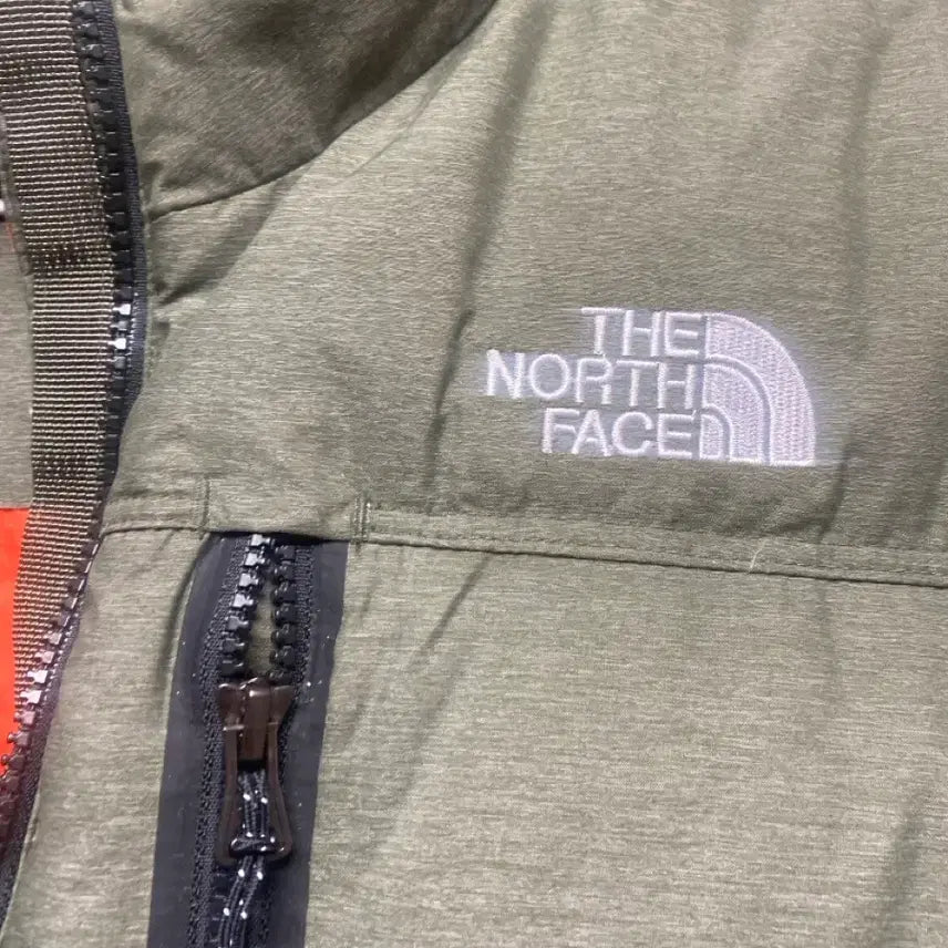 [BUNJANG] The North Face Padded Vest Olive / 노스페이스 패딩 조끼 카키 올리브색상