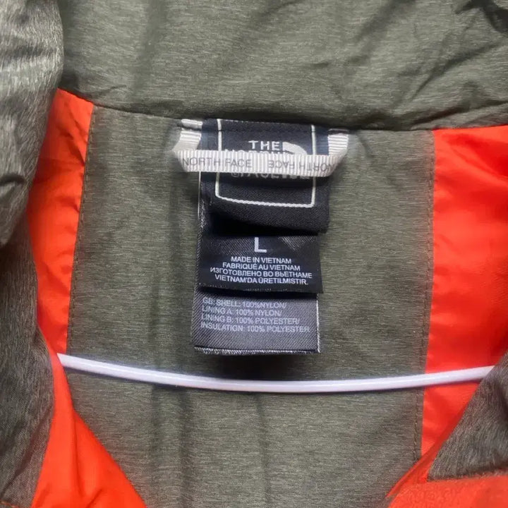 [BUNJANG] The North Face Padded Vest Olive / 노스페이스 패딩 조끼 카키 올리브색상