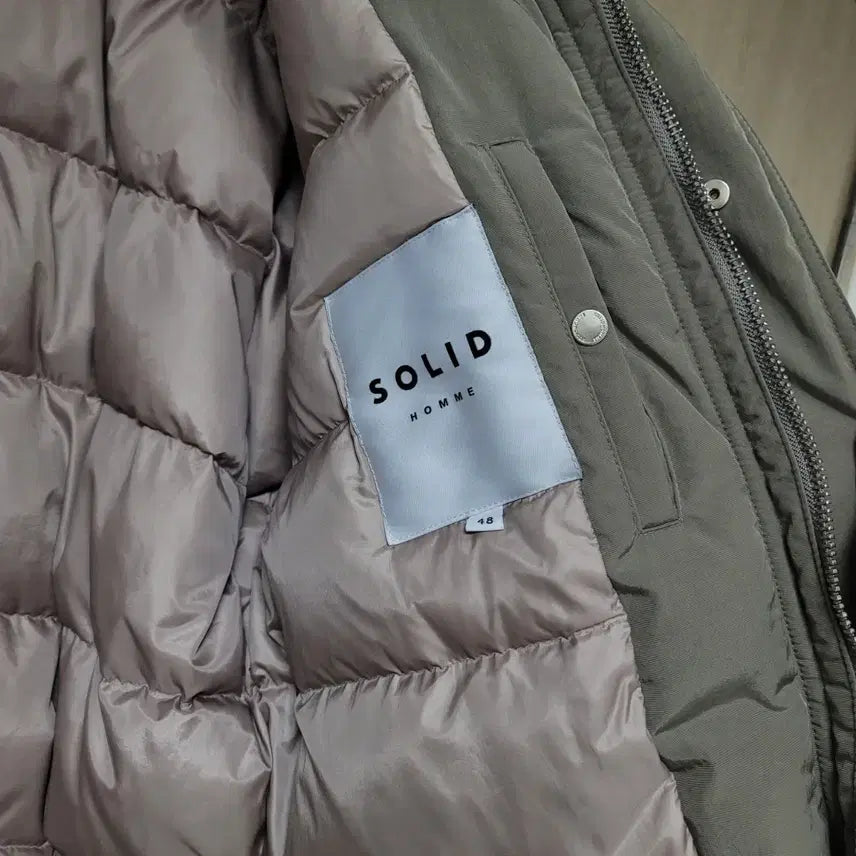 [BUNJANG] Solid Homme 23FW 128 Goose Down Padded Jacket / [48]솔리드옴므 23FW 128패딩 구스다운 #우영미타임옴므125숏패딩