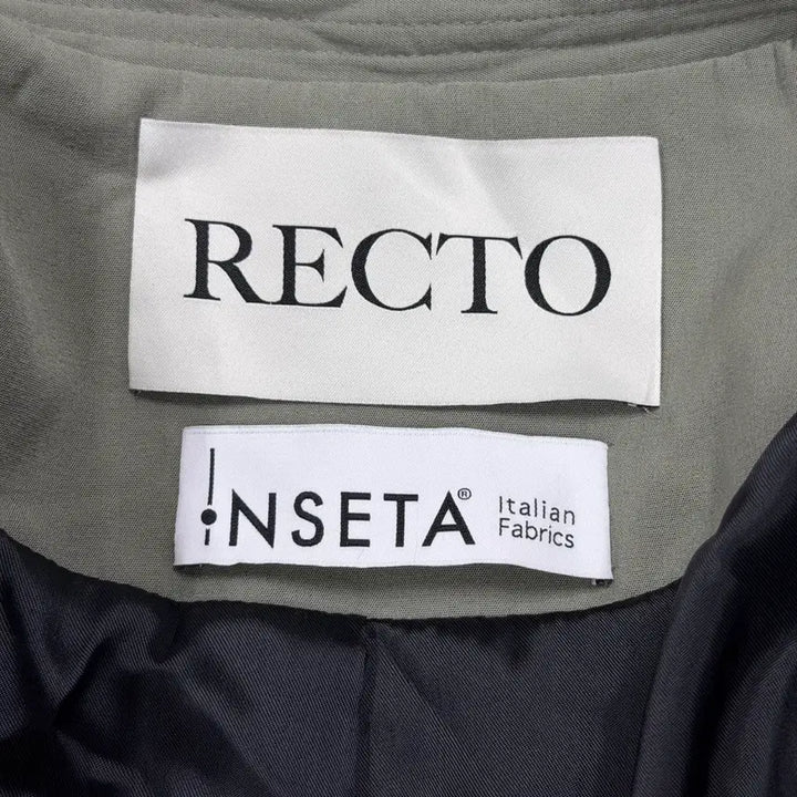 [BUNJANG] RECTO 80S Tuck Detail Disco Jumper Jacket Khaki S / RECTO 렉토 80S 턱 디테일 디스코 점퍼 변우석 자켓 카키 S