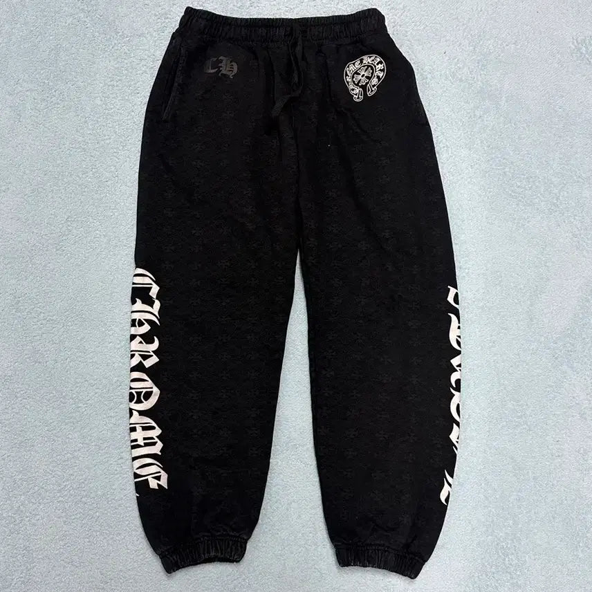 [BUNJANG] Chrome Hearts Black Jogger Pants / 크롬하츠 블랙 조거팬츠