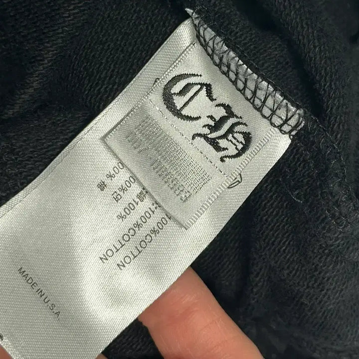 [BUNJANG] Chrome Hearts Black Jogger Pants / 크롬하츠 블랙 조거팬츠