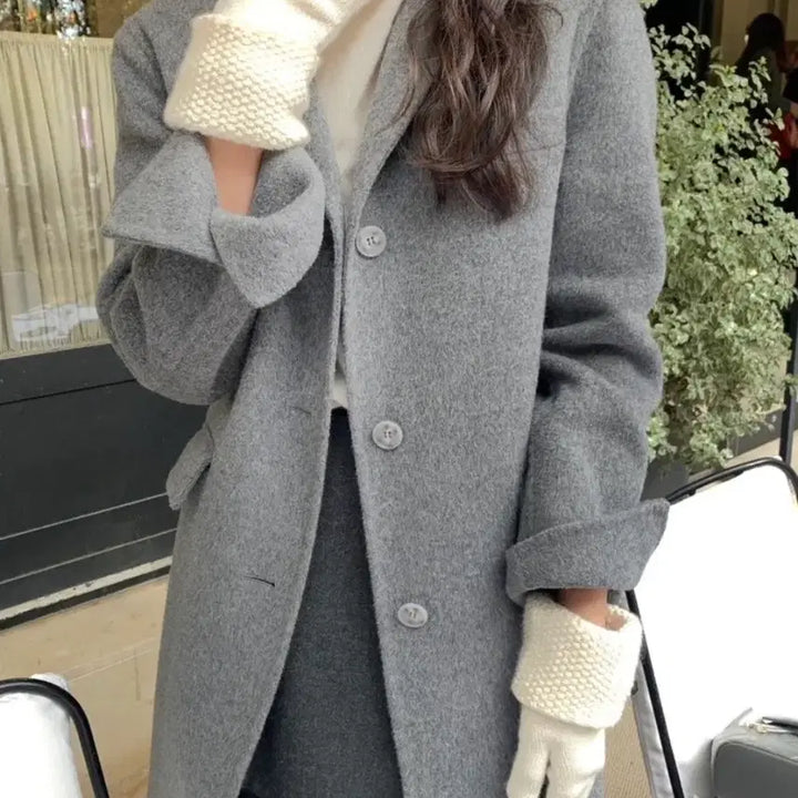 [BUNJANG] LE SSERAFIM Cashmere Coat / 르플레인 아뜰리에 캐시미어 코트