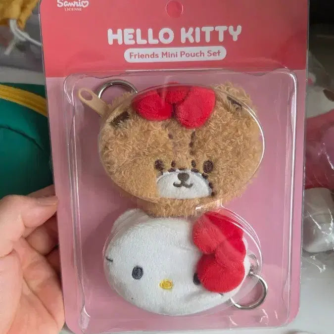 [BUNJANG] Hello Kitty Tiny Charm Pouch Set / 헬로키티,타이니참 파우치세트