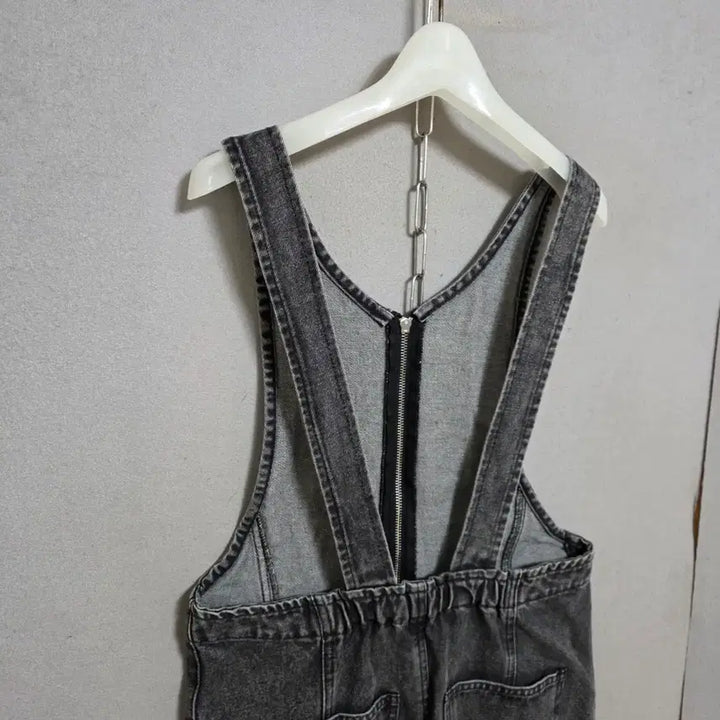 [BUNJANG] Black Long Dress / 집업 편한 흑청 롱원피스 F  n2650