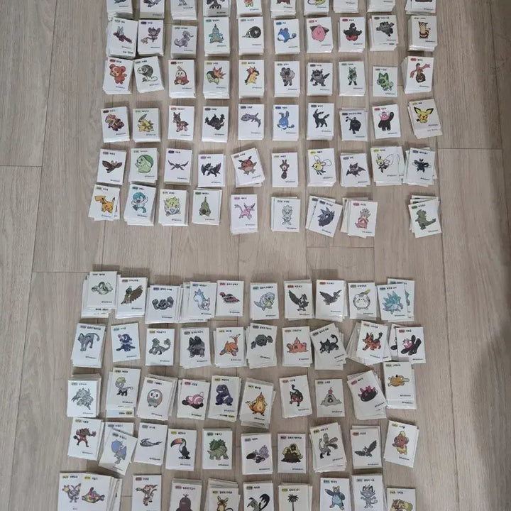 [BUNJANG] Pokemon Season 3 & 4 Stickers / 포켓몬 띠부씰 판매 시즌3 시즌4