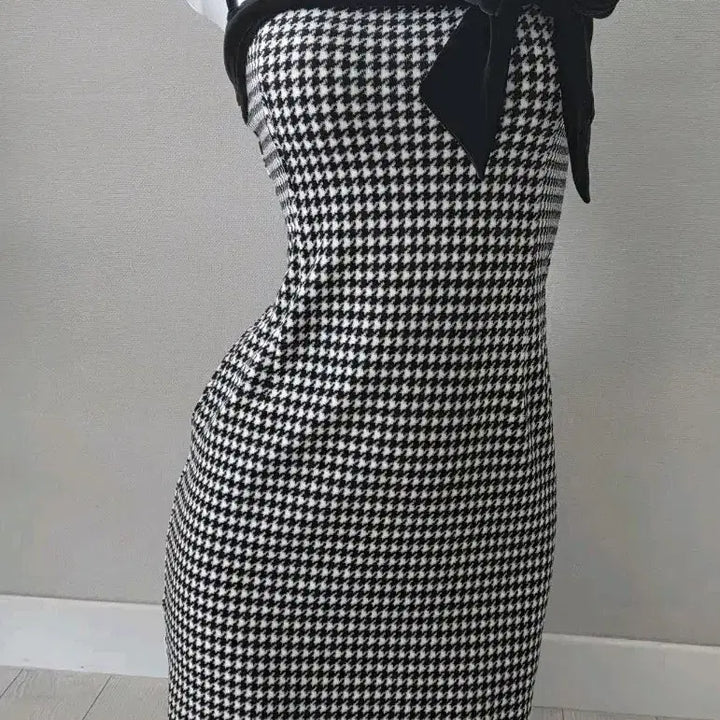 [BUNJANG] Cecil McBee Black Midi Dress / Cecil McBee 세실맥비 블랙 미디원피스 갸루 오네갸루 고딕 고스