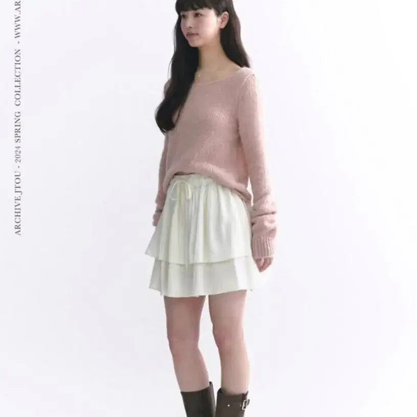 [BUNJANG] Archive J2U Soap Skirt (Cream) / 아카이브제이투유 솝 스커트 (크림)