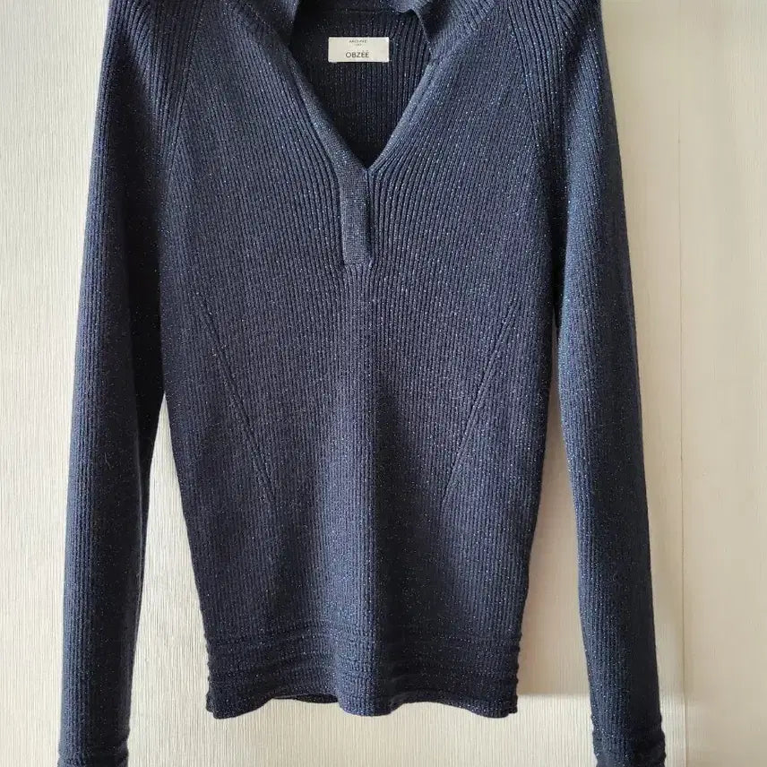 [BUNJANG] Hansome Obze Glitter Wool Knit Top / 한섬 오브제 정가42만 글리터 울니트 새상품급