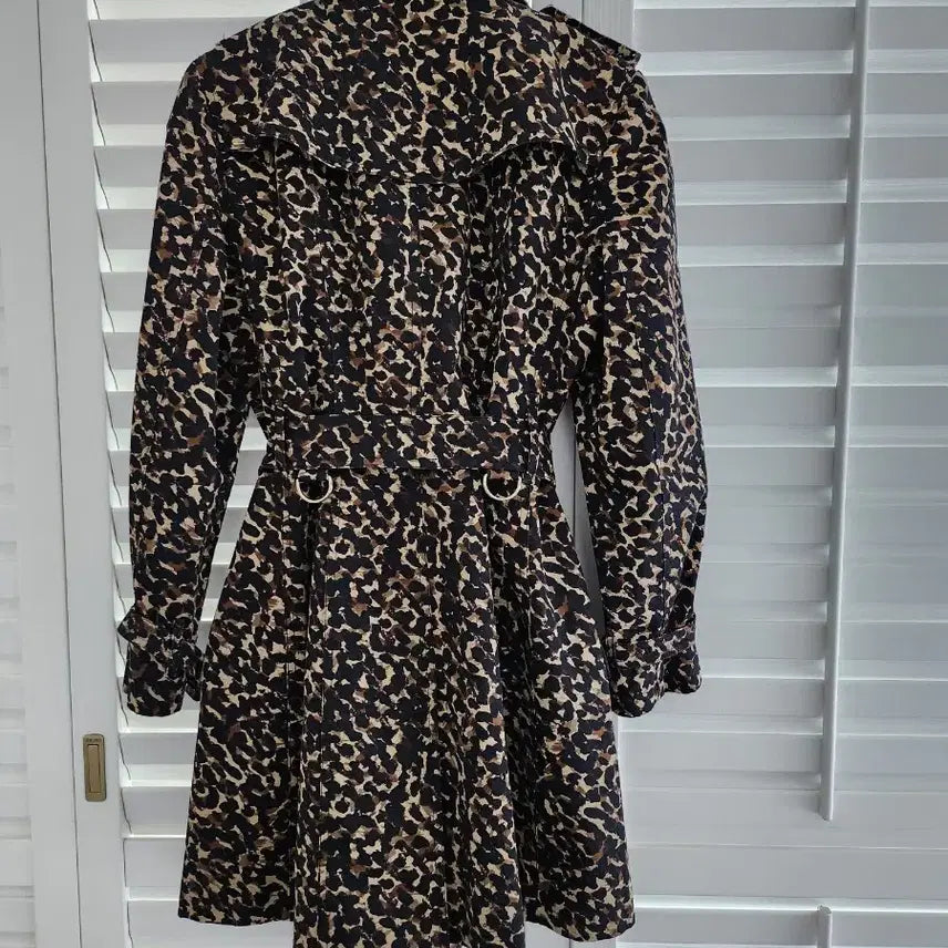 [BUNJANG] Burberry Leopard Trench Coat / 버버리 레오파드 트렌치코트