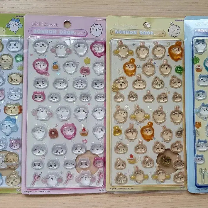 [BUNJANG] Chiikawa Bongbongdrop Seal Sticker Bundle / 치이카와 봉봉드롭 씰 스티커 판매