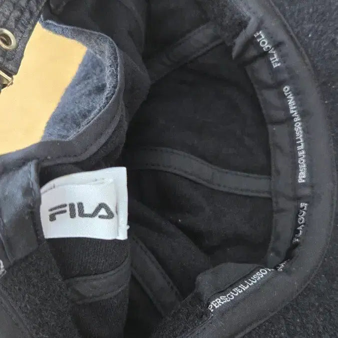 [BUNJANG] FILA Black Cap / 휠라  블랙 캡 모자