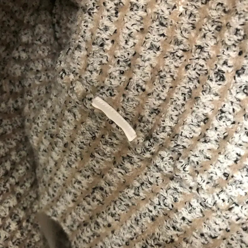 [BUNJANG] Time Tweed Crop Knit Sweater / 한섬 타임 time 트위드 크롭 니트 스웨터 보카시