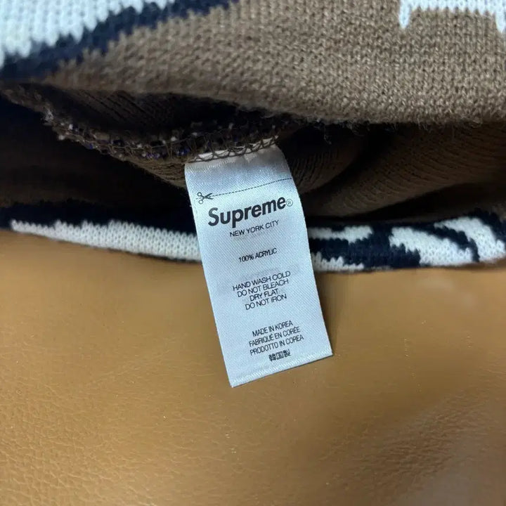 [BUNJANG] Supreme Doubboy Beanie Hat Brown / 슈프림 비니 모자 도우보이 브라운