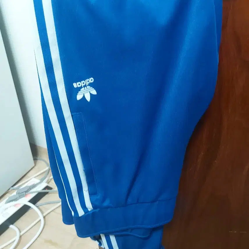 [BUNJANG] Adidas Training Set / 아디다스 파랑 삼선  트레이닝 세트