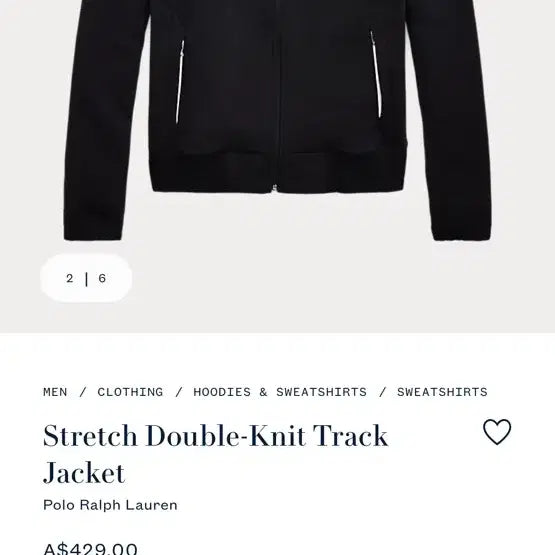 [BUNJANG] Polo Ralph Lauren Black Racing Track Jacket / 폴로 랄프로렌 블랙 레이싱 트랙 자켓