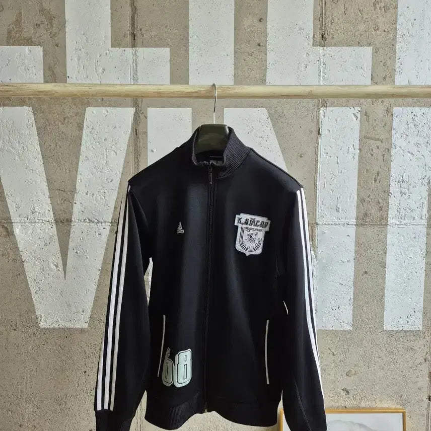 [BUNJANG] Adidas FC Caesar Logo Patch Track Top / Adidas아디다스 Fc 카이사르 로고 패치 트랙탑