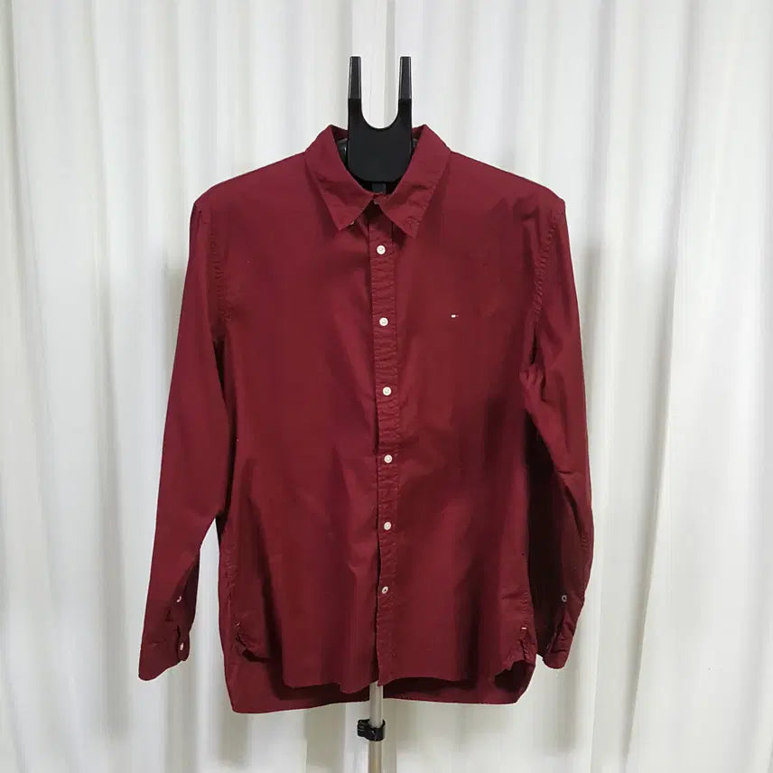 [SOLD OUT] 타미힐피거 남성 셔츠 와인 XL 오일장