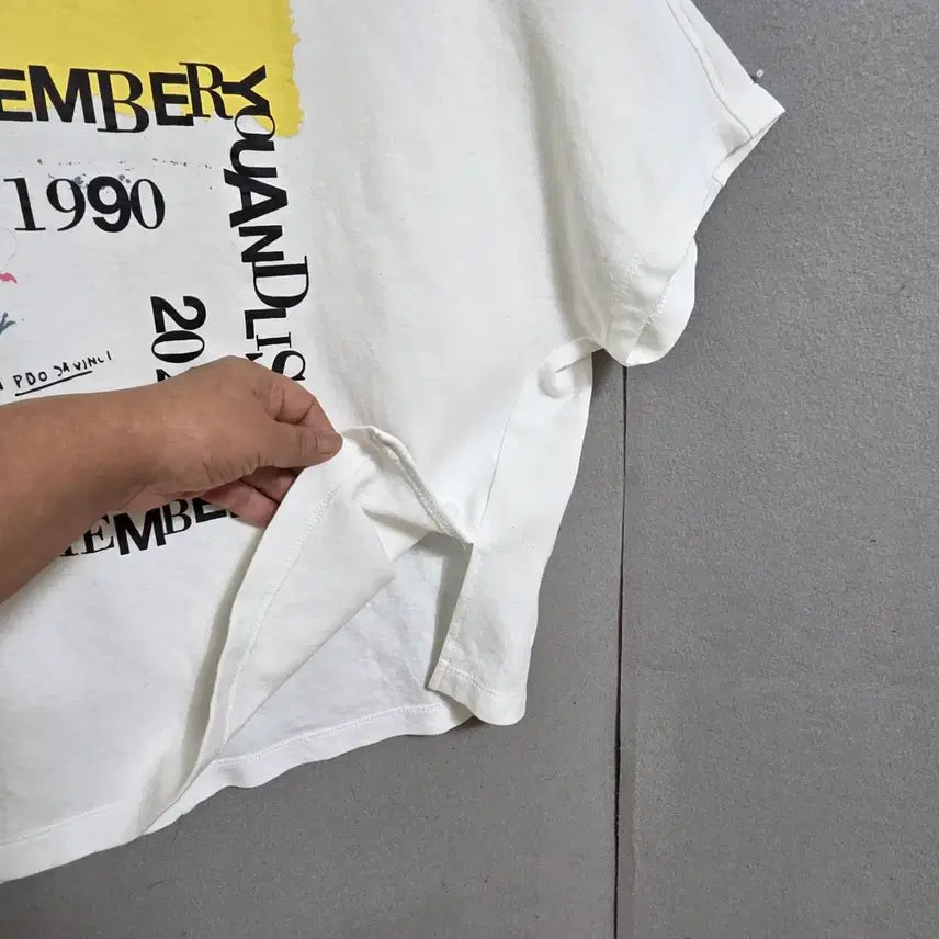 [BUNJANG] FF Boxy Fit T-shirt / 리스트 박시핏 티셔츠 FF  n2659