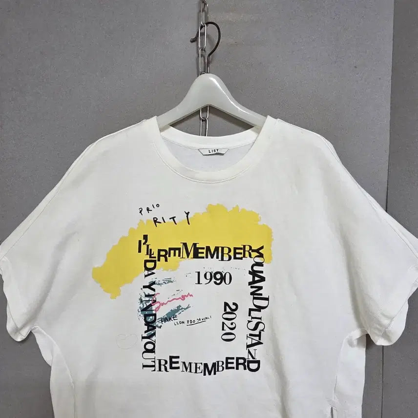 [BUNJANG] FF Boxy Fit T-shirt / 리스트 박시핏 티셔츠 FF  n2659