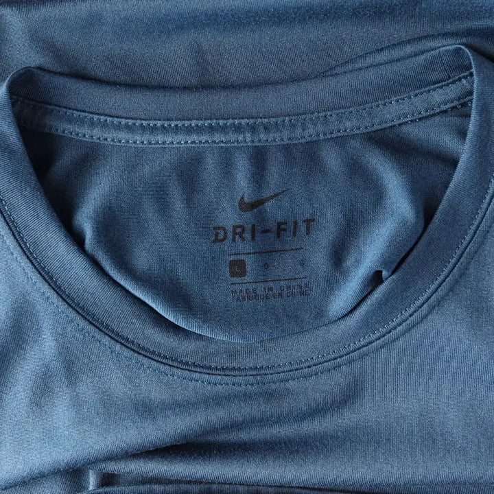 [BUNJANG] Nike Dri-FIT Crew Neck T-Shirt Blue / 나이키 드라이핏 반팔 크루넥 기능성 티셔츠 블루