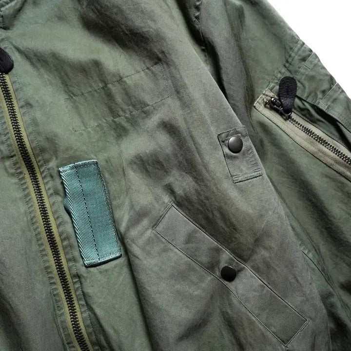 [BUNJANG] A.Presse 26SS Silk Flight Jacket / [1] 아프레쎄 26SS 실크 B-15C 플라이트 자켓