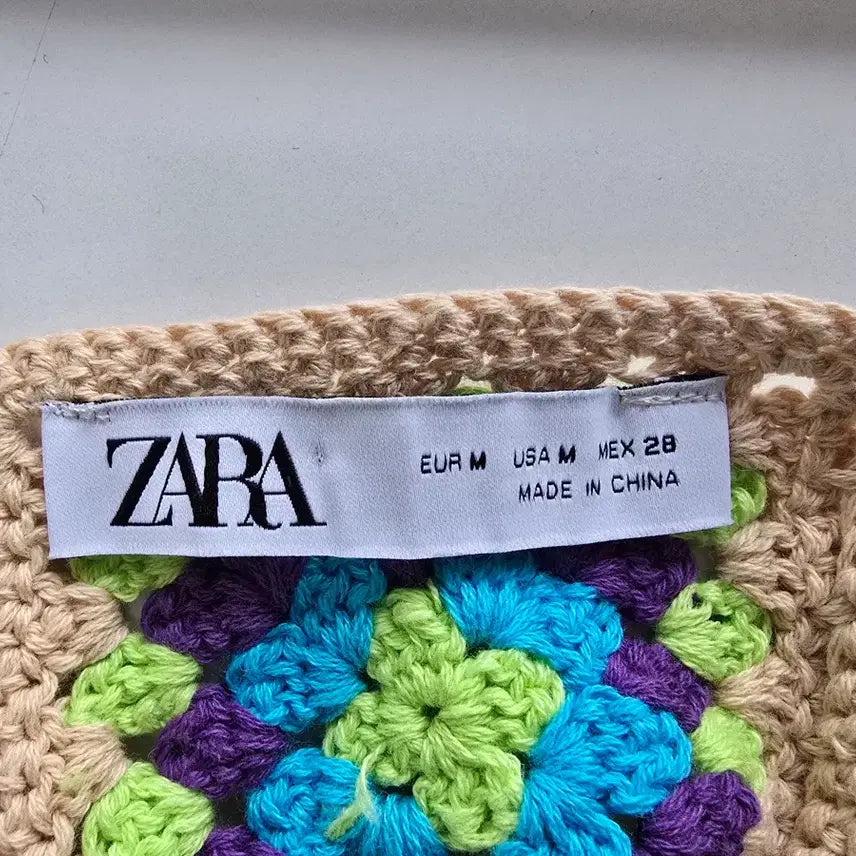 [BUNJANG] ZARA Crochet Knit Vest M / 자라 조끼 베이지 M