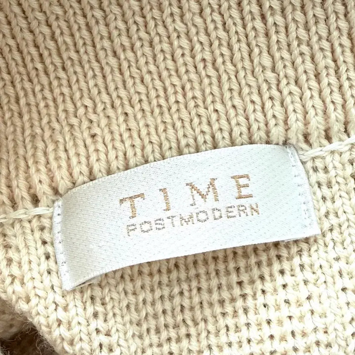 [BUNJANG] Time Ivory Long Knit Cardigan / Time 100% 울 아이보리 가디건 자겥