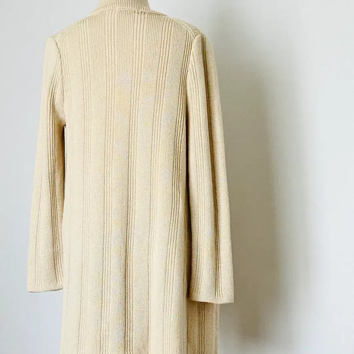 [BUNJANG] Time Ivory Long Knit Cardigan / Time 100% 울 아이보리 가디건 자겥
