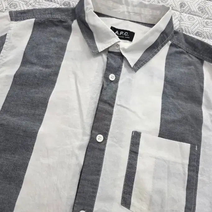 [BUNJANG] A.P.C. Striped Shirt / A.P.C. 아페쎄 스트라이프 셔츠 95